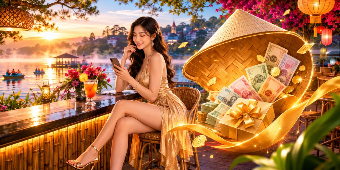 Người dùng tại Đà Lạt đăng ký tài khoản cá cược trực tuyến và nhận thưởng cashback